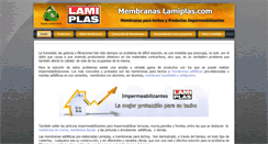 Desktop Screenshot of membranaslamiplas.com